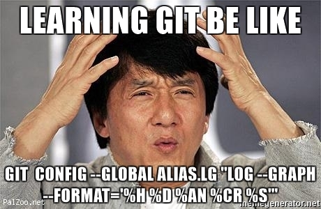 git is hard meme with jackie chan